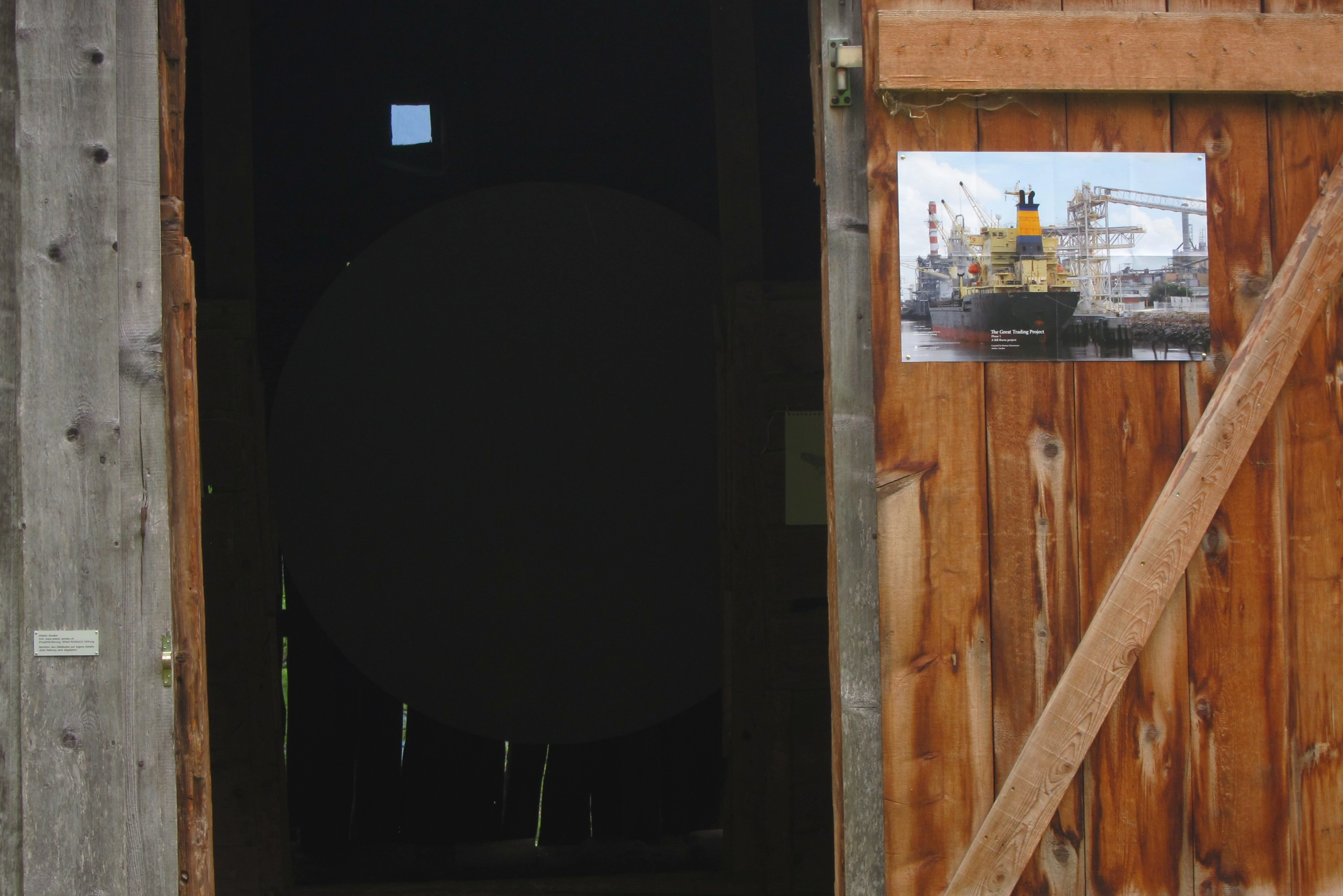 Bill Burns – The Great Trading Project, 2019 – Photo: Atelier Amden