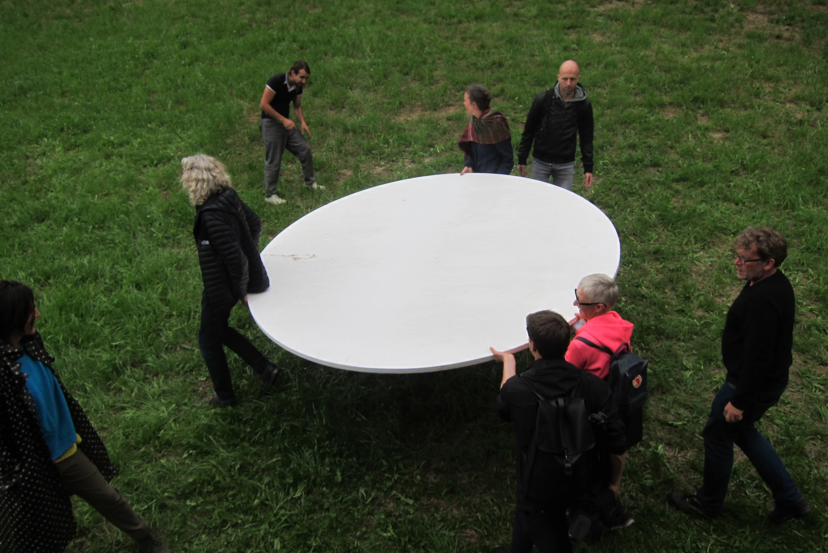 Karin Sander – Gebrauchsbilder (Patina Paintings), 2014 – Foto: Atelier Amden