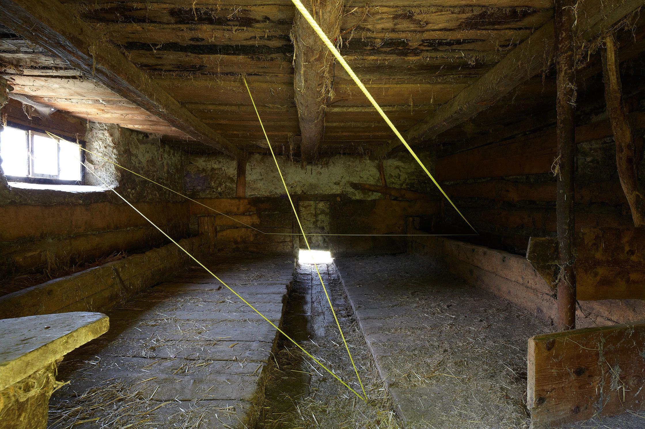 Brian O'Doherty – Taking a Line for a Walk, 2012 – Foto: David Aebi