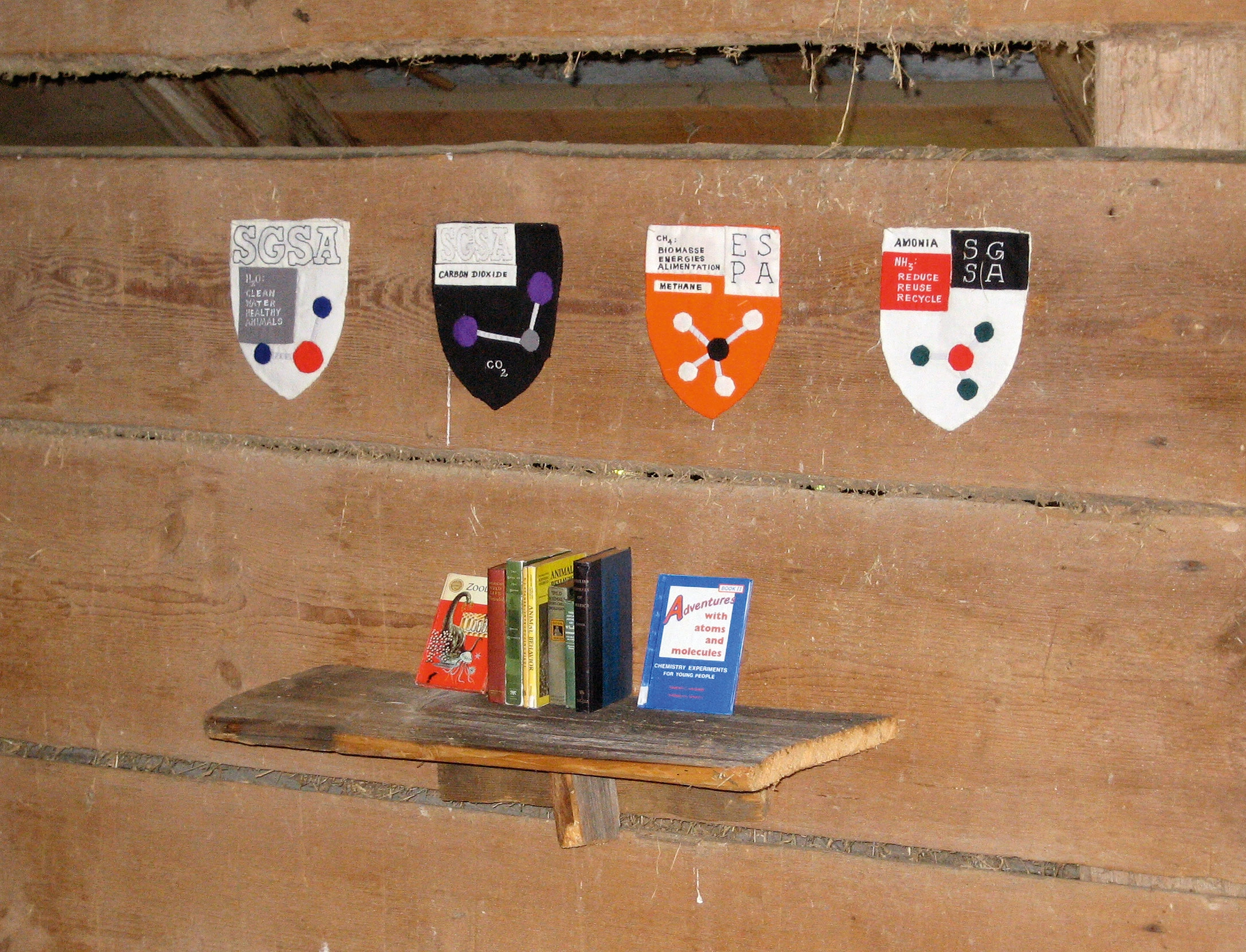 Bill Burns--A Clubhouse for Safety Gear for Small Animals – Swiss Division, 2006 – Photo: Bill Burns