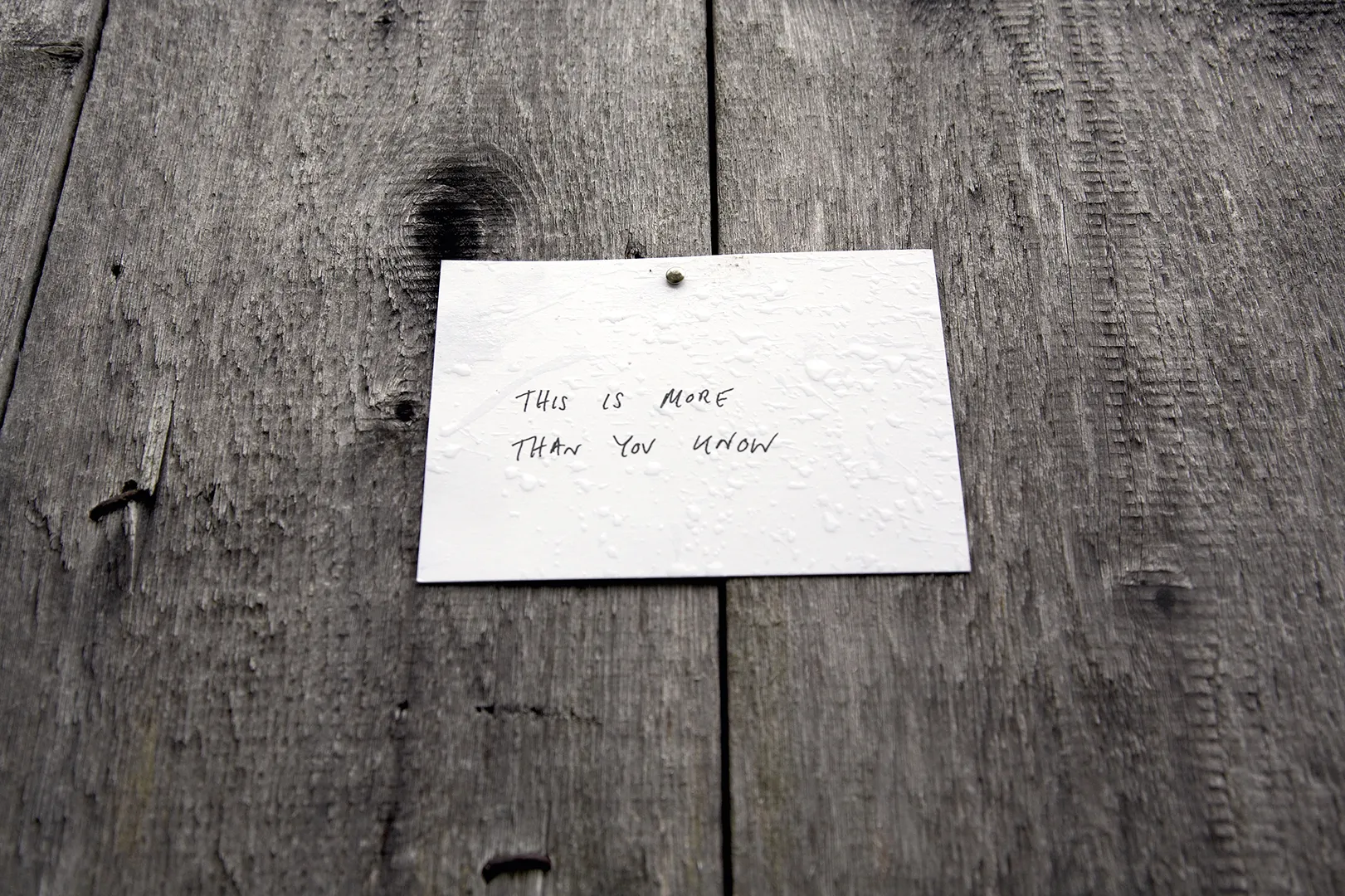 Giorgio Sadotti – THIS IS MORE THAN YOU KNOW, 2008 – Foto: David Aebi